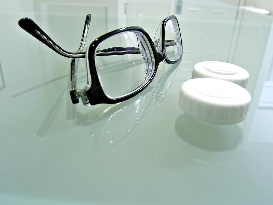 Glasses and contacts holder